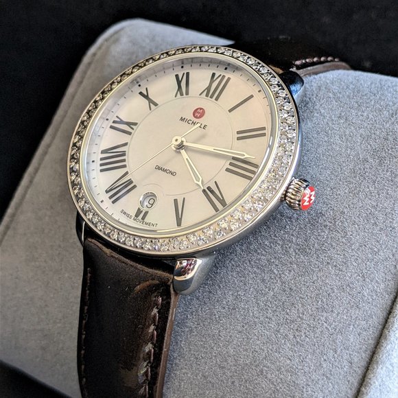 Michele "Serein" Timepiece with Diamond Bezel - Picture 5 of 6